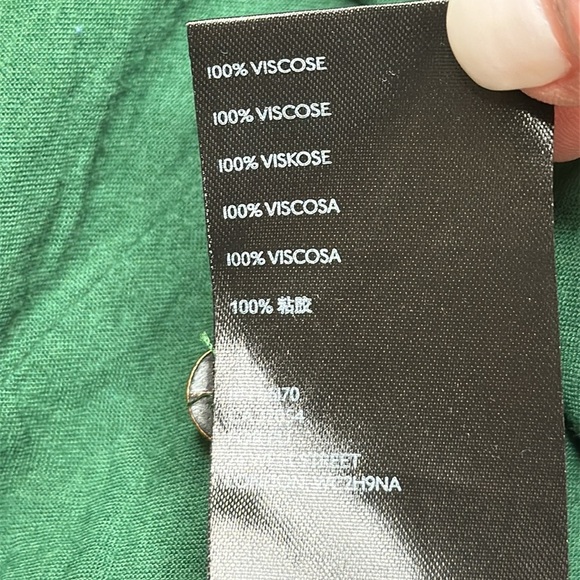 Anthropologie Maeve Amber Tiered Tunic Long Sleeve Dress in Evergreen Size XS - Picture 10 of 14